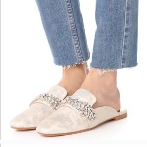 Badges Mischka kana embellished crystal sliders